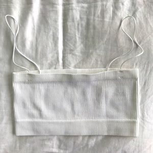 Aritzia tube top with straps